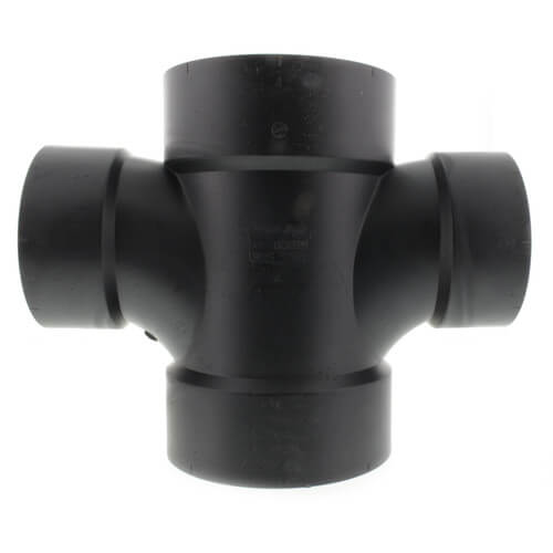 NIBCO Nibco I271100 4 x 4 x 3 x 3 H x H x H ABS Double Sanitary Tee 5835R