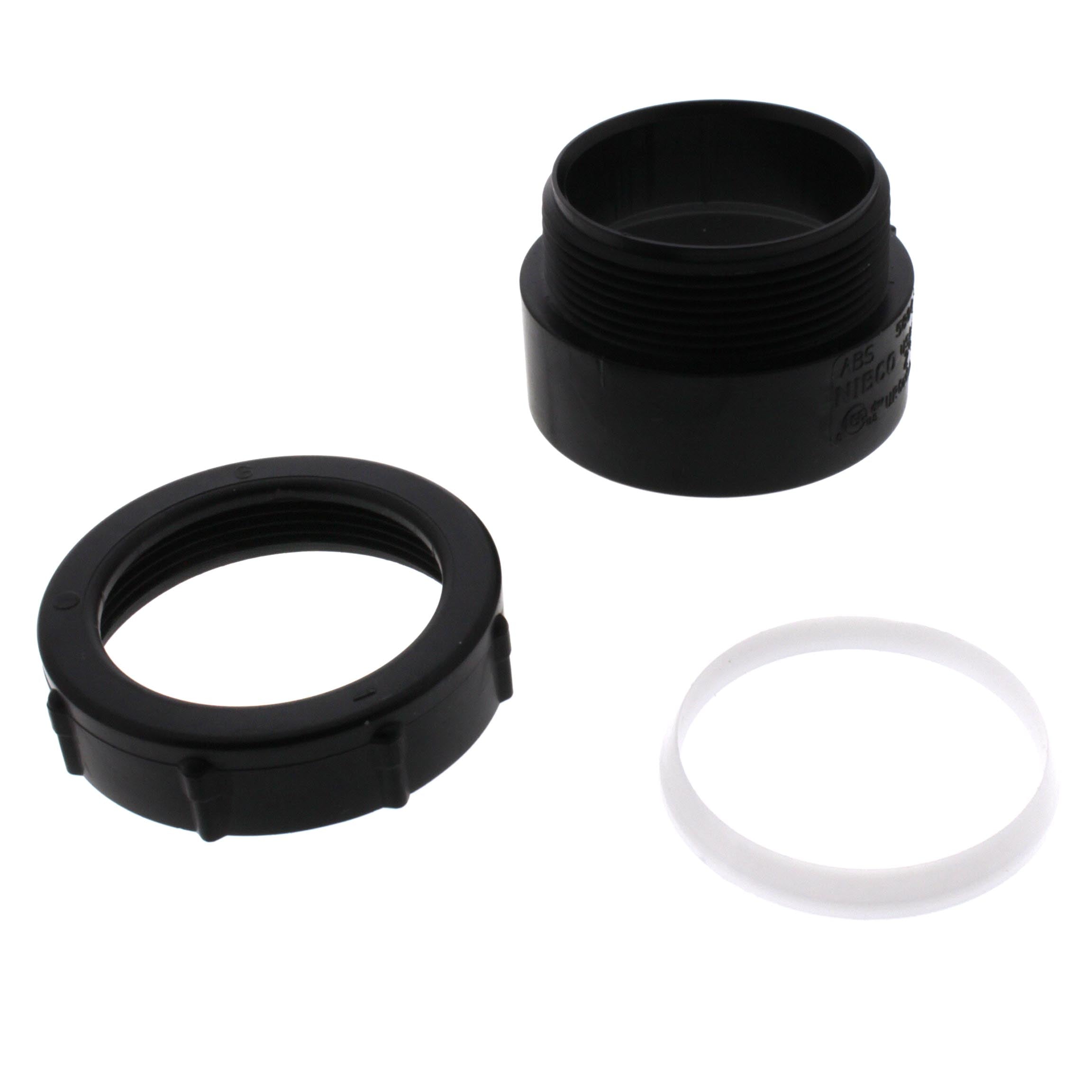 NIBCO Nibco I018200 2 Hub x Slip Joint Trap Adapter ABS