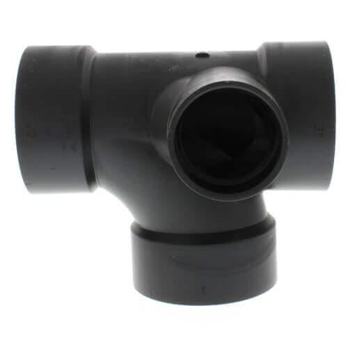 NIBCO Nibco I495400 3 x 3 x 3 x 1-1/2 Hub ABS Sanitary Tee with 90 Left Inlet 5871