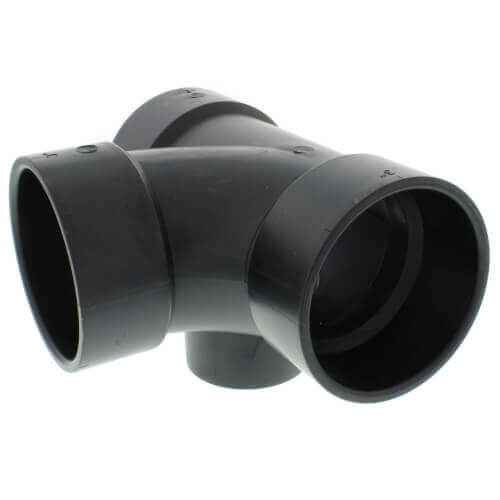 NIBCO Nibco I495400 3 x 3 x 3 x 1-1/2 Hub ABS Sanitary Tee with 90 Left Inlet 5871