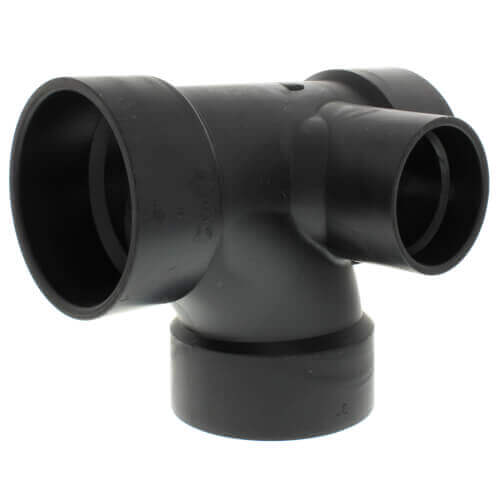 NIBCO Nibco I495400 3 x 3 x 3 x 1-1/2 Hub ABS Sanitary Tee with 90 Left Inlet 5871