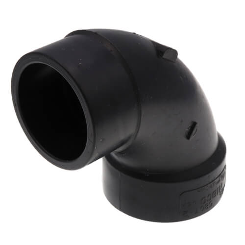 NIBCO Nibco I058000 1-1/4 Spigot x Hub ABS DWV 90 Street Elbow 58072