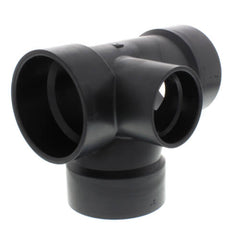 NIBCO Nibco I500350 3 x 3 x 3 x 2 Hub ABS Sanitary Tee with 90 Right Inlet 5872