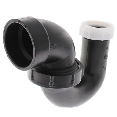 NIBCO Nibco I603000 1-1/2 or 1-1/2 x 1-1/4 H x SJ ABS L.A. Pattern P-Trap with Union Joint (5893)