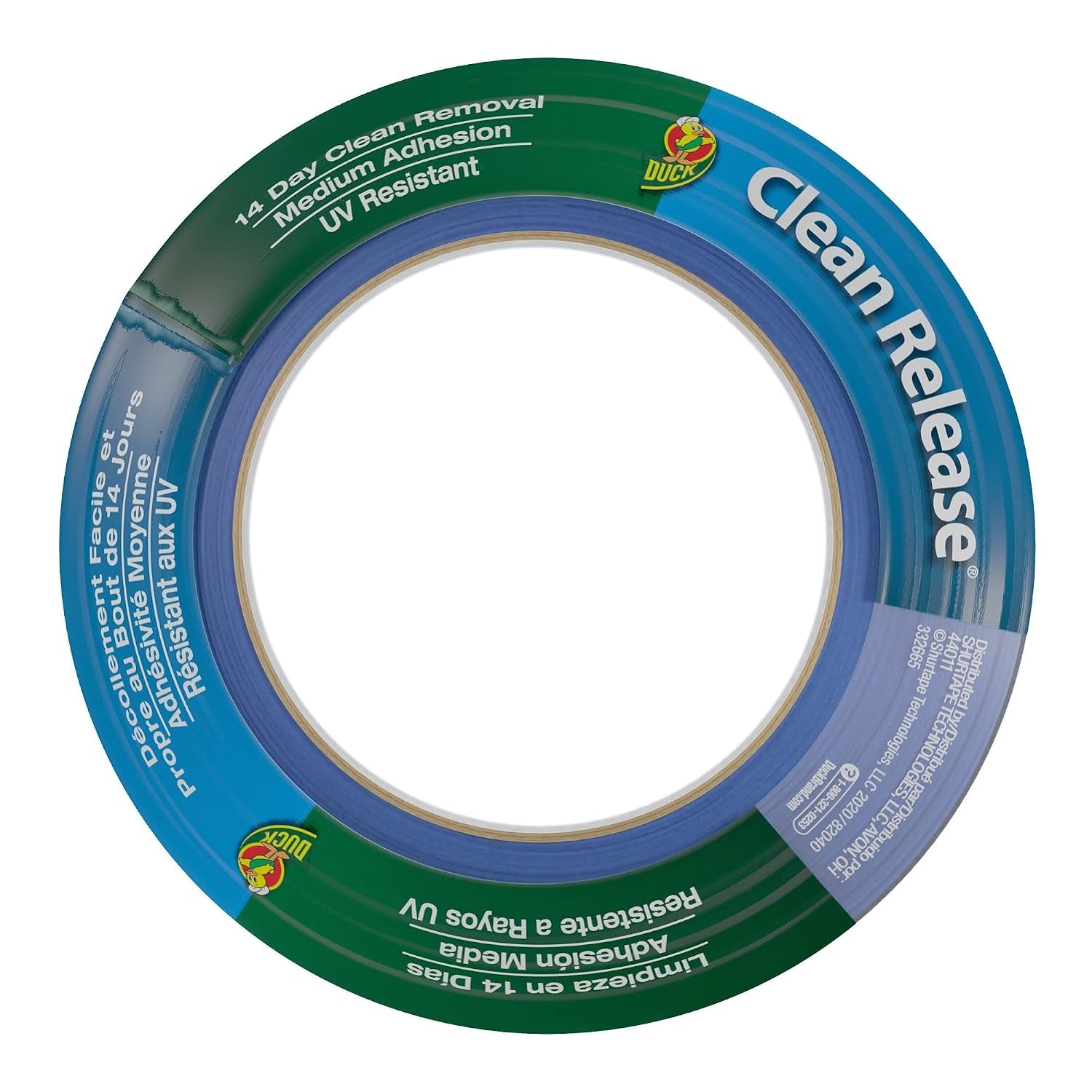 DUCK Duck 240193 Clean Release Tape 0.94 in x 60 yd (1 Roll)