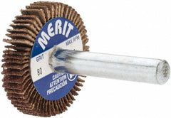 MERIT Merit Abrasives 08834137601 Mounted Flap Wheel 80 Grit