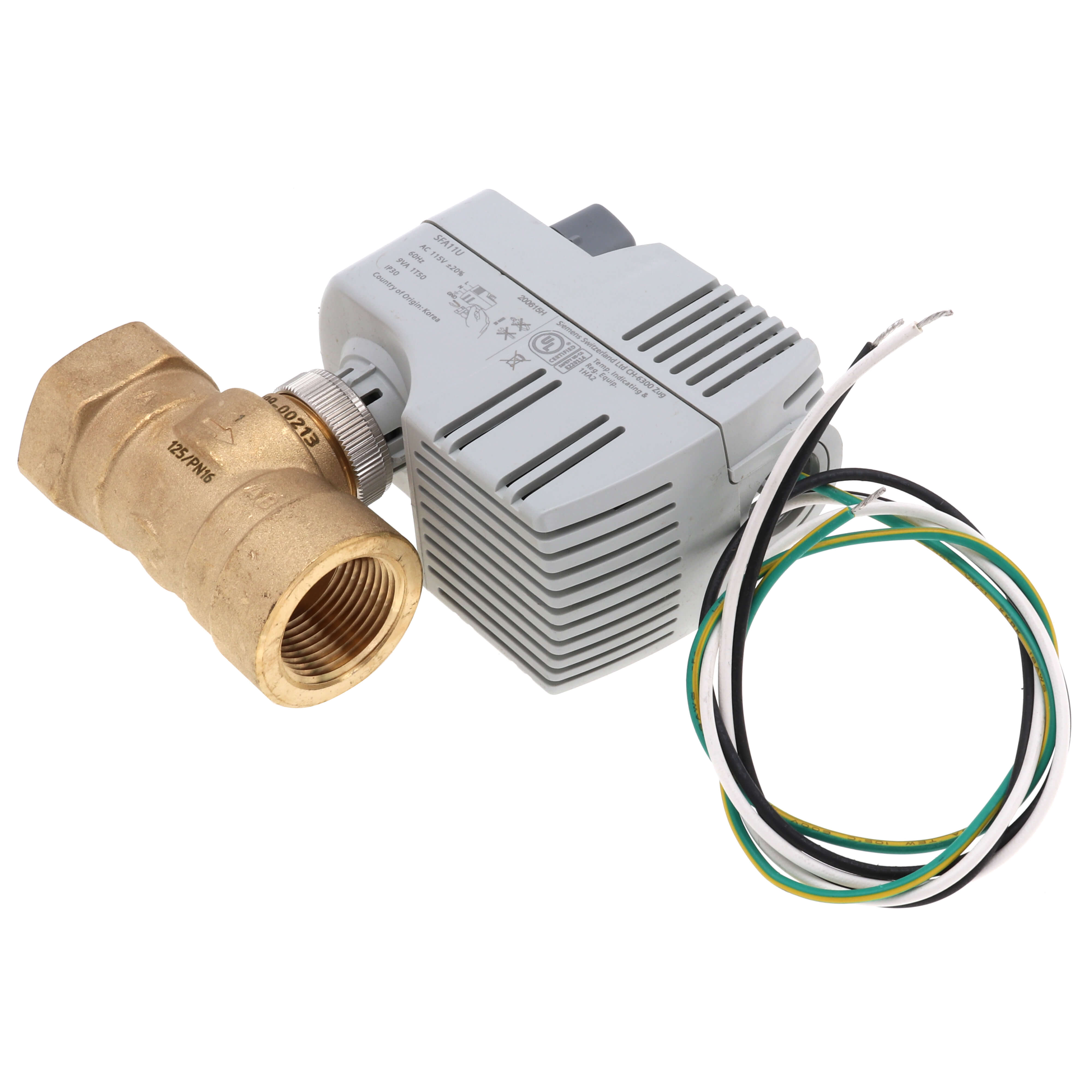 SIEMENS Siemens 240-00213 Zone Valve, 2 Way, 1 in., NPT, 7 Cv