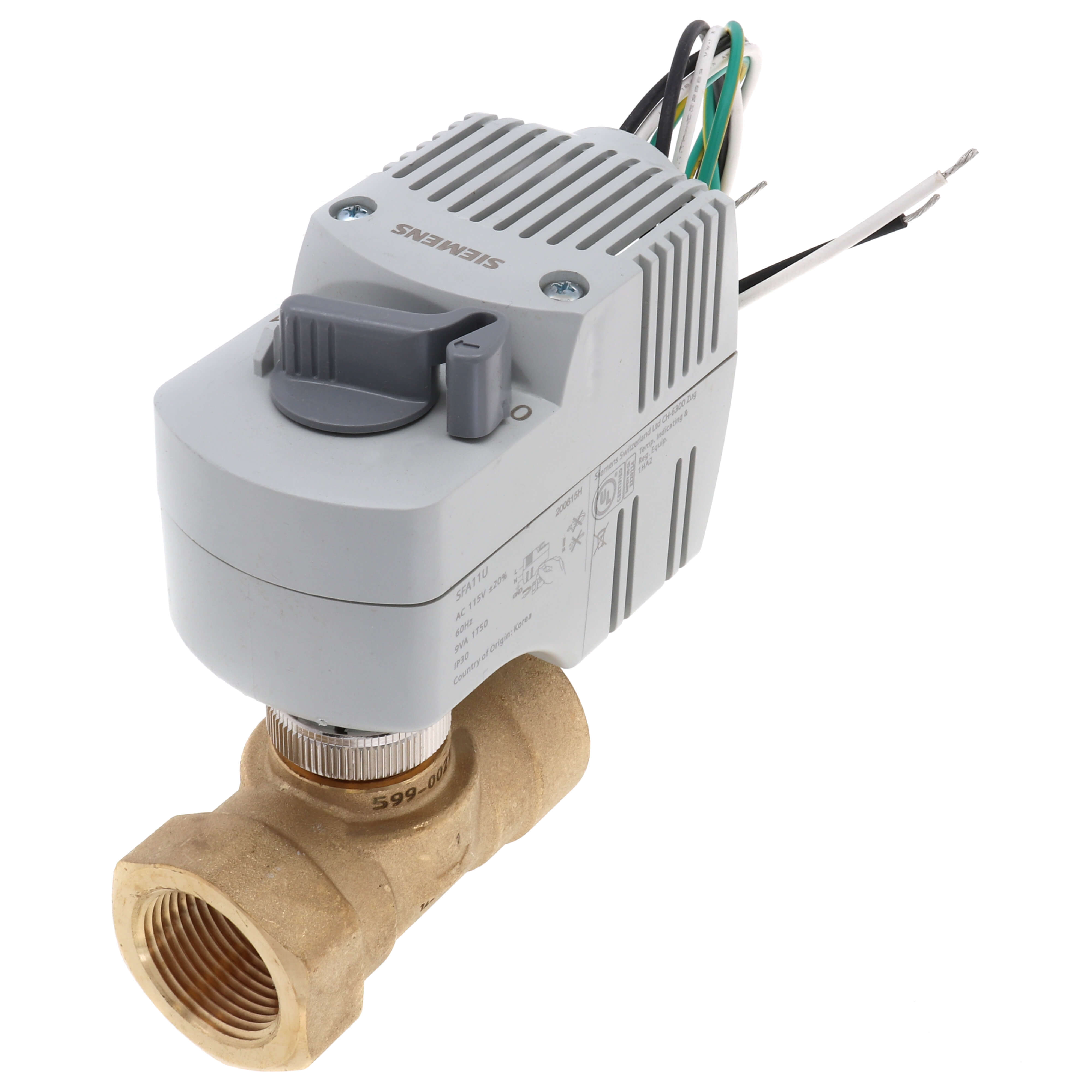 SIEMENS Siemens 240-00213 Zone Valve, 2 Way, 1 in., NPT, 7 Cv