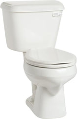 MANSFIELD Mansfield 131.3173.WHT Alto Two-Piece Round Toilet 1.28 GPF