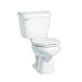 MANSFIELD Mansfield 131.3173.WHT Alto Two-Piece Round Toilet 1.28 GPF