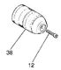 MILWAUKEE Milwaukee 06-75-3150 Socket Head Screw 1/4-20x1 Left Hand Thread