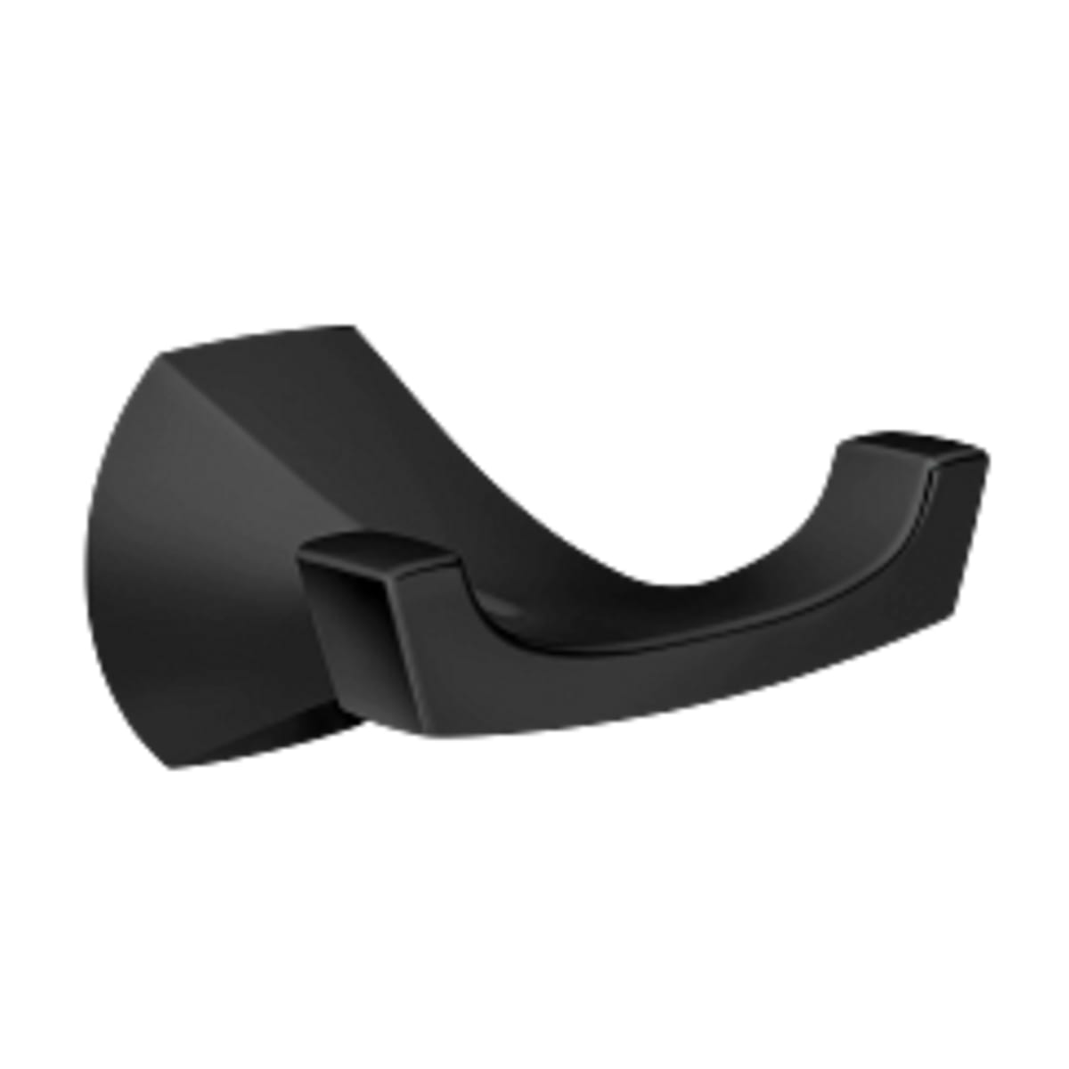 MOEN Moen MY8703BL Lindor Matte Black Double Robe Hook