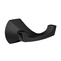 MOEN Moen MY8703BL Lindor Matte Black Double Robe Hook