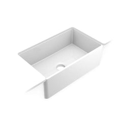 MOEN Moen FC301810 Host 30 x 18 Fireclay Single Bowl Sink White
