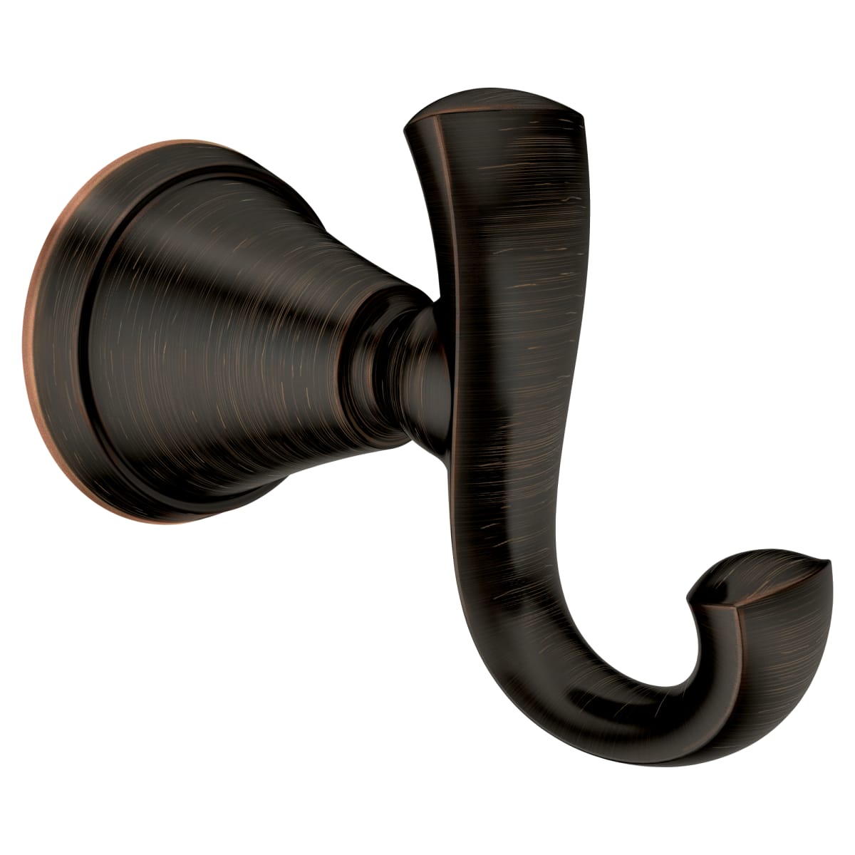 MOEN Moen MY4803BRB Tiffin Mediterranean Bronze Double Robe Hook
