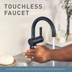 MOEN Moen S6910EW Doux MotionSense Wave 1-Handle Bathroom Faucet in Chrome