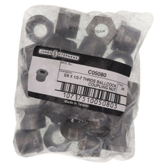 JONES STEPHENS Jones Stephens C05080 5/8 x 1/2 Zinc Ballcock Coupling Nut Bag of 25
