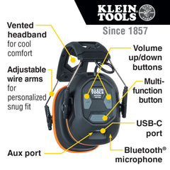 KLEIN TOOLS Klein AESEM1 Bluetooth Earmuffs