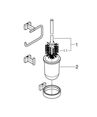 GROHE GROHE 40757001 GROHE FITTINGS POWER (3-IN-1) REPLACEMENT MPN