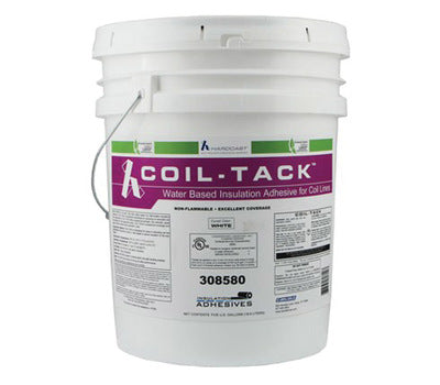 CARLISLE HARDCAST HARDCAST 308580 COIL-TACK WHITE 5 GAL ADHESIVE