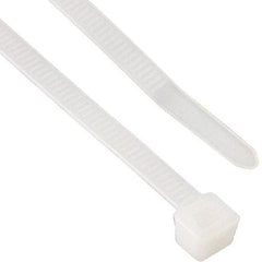 HELLERMANN TYTON HellermannTyton T50R9M4 Standard Cable Tie, 8 In Length, 50 Lb Tensile Strength, Natural