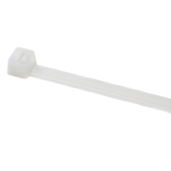 HELLERMANN TYTON HellermannTyton T50R9M4 Standard Cable Tie, 8 In Length, 50 Lb Tensile Strength, Natural