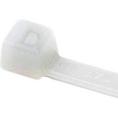 HELLERMANN TYTON HellermannTyton T50R9M4 Standard Cable Tie, 8 In Length, 50 Lb Tensile Strength, Natural