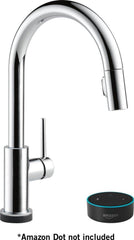 DELTA FAUCET Delta Faucet 9159TV-DST Trinsic Single Handle Pull Down Kitchen Faucet with Touch and Voice Activation
