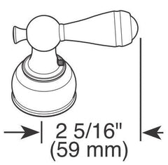 DELTA FAUCET Delta Faucet H215SS Metal Lever Handle Set