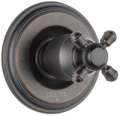 DELTA FAUCET Delta Faucet T11897-RBLHP Cassidy 3-Setting 2-Port Diverter Trim - Less Handle