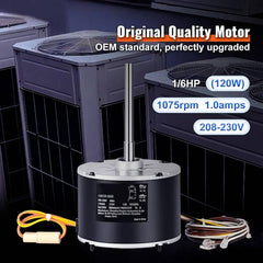 DIVERSITECH DIVERSITECH OGD1016 Condenser Fan Motor 1/6 HP 208-230V