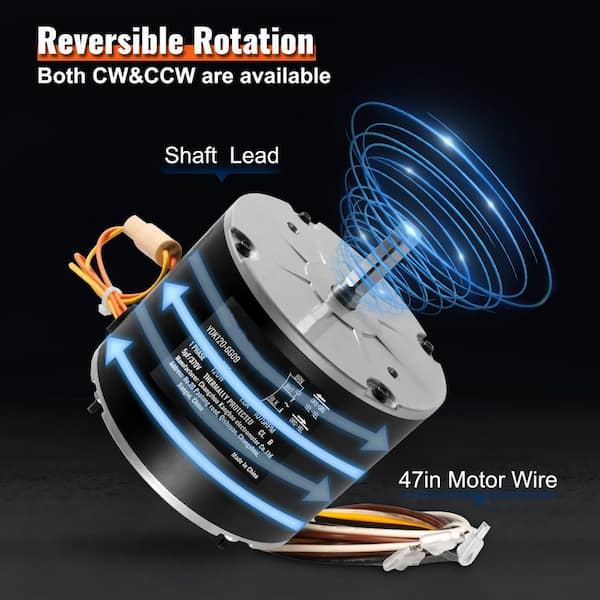 DIVERSITECH DIVERSITECH OGD1016 Condenser Fan Motor 1/6 HP 208-230V