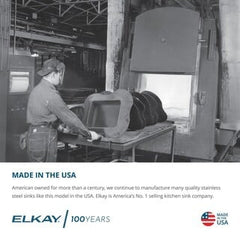 ELKAY ELKAY CA113133 Stainless Steel Double Bowl Kitchen Sink