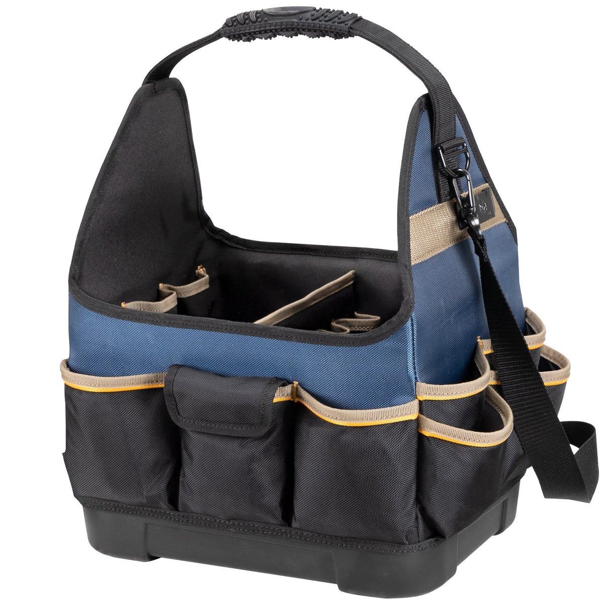 CUSTOM LEATHERCRAFT Custom Leathercraft PB1531 13-Inch Molded Base Electrical/HVAC Tool Carrier