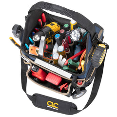 CUSTOM LEATHERCRAFT Custom Leathercraft PB1531 13-Inch Molded Base Electrical/HVAC Tool Carrier