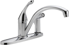 DELTA FAUCET Delta Faucet 340-DST Collins™ Single Handle Kitchen Faucet with Integral Spray