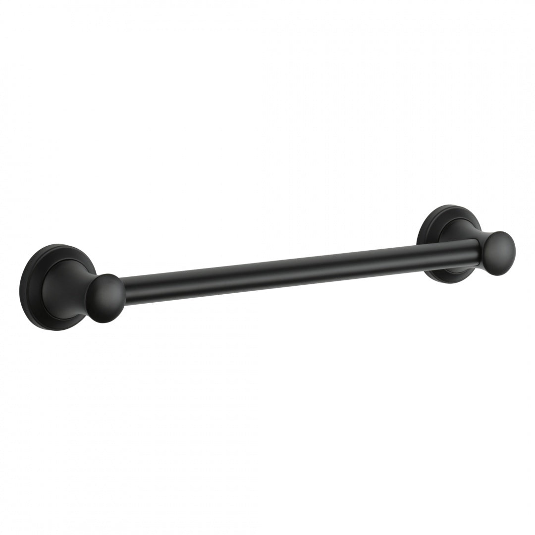DELTA FAUCET Delta Faucet 41718-BL Transitional 18 In Grab Bar In Matte Black