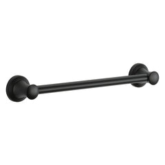 DELTA FAUCET Delta Faucet 41718-BL Transitional 18 In Grab Bar In Matte Black