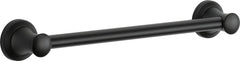 DELTA FAUCET Delta Faucet 41718-BL Transitional 18 In Grab Bar In Matte Black