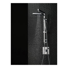 DELTA FAUCET Delta Faucet 58410 Emerge Angular Shower Column, 15 in Shower Arm, Wall Installation
