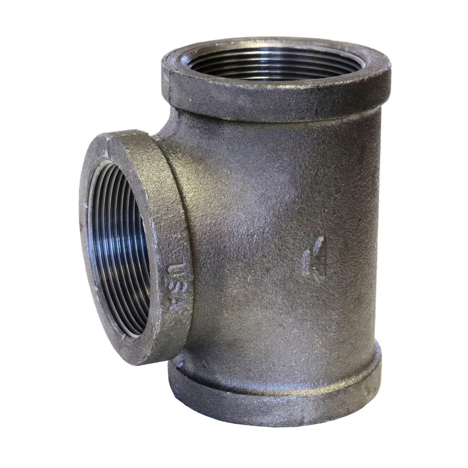 ANVIL Anvil 310030408 1-1/4 in. Female Black Malleable Iron Tee 150 lb