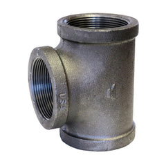 ANVIL Anvil 310030408 1-1/4 in. Female Black Malleable Iron Tee 150 lb
