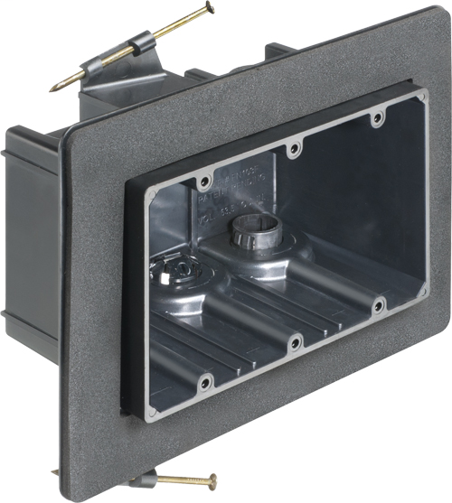 ARLINGTON Arlington FN103F NAIL-ON 3 GANG BOX