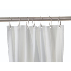 BOBRICK BOBRICK 204-2 White Vinyl Shower Curtain