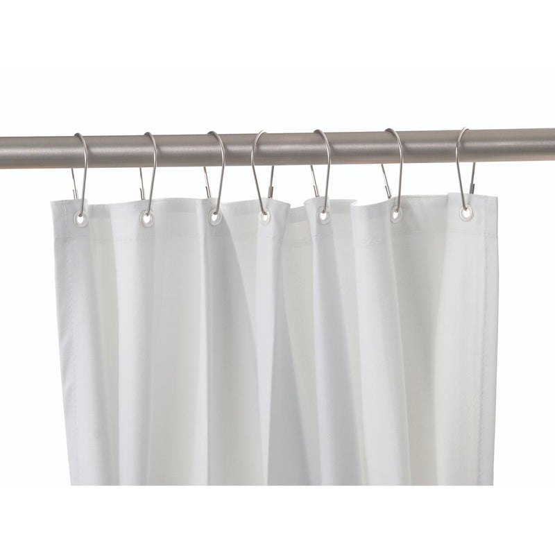 BOBRICK BOBRICK 204-2 White Vinyl Shower Curtain