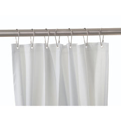BOBRICK BOBRICK 204-2 White Vinyl Shower Curtain