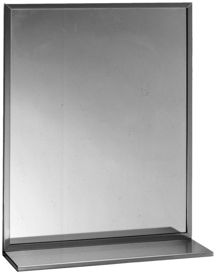 BOBRICK Bobrick 1662436 Channel-Framed Mirror/Shelf Combination