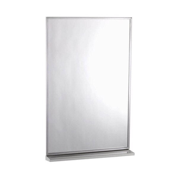 BOBRICK Bobrick 1662436 Channel-Framed Mirror/Shelf Combination
