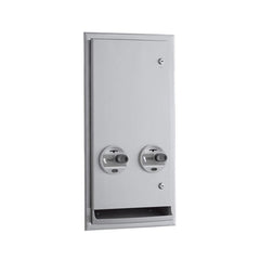 BOBRICK Bobrick 3706C ClassicSeries Recessed or Semi-Recessed Sanitary Napkin/Tampon Vendor