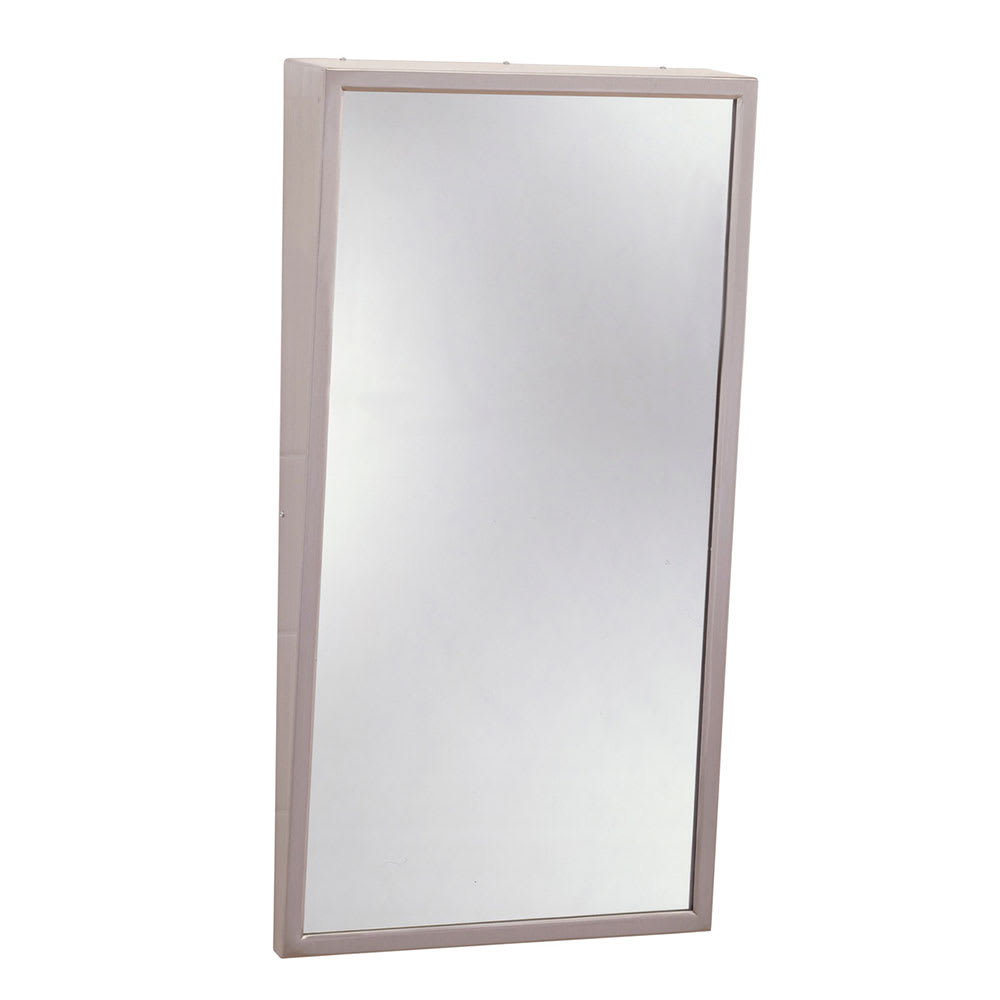 BOBRICK BOBRICK 2931836 BOBRICK B-2931836 Fixed Tilt Mirror - 18 x 36